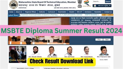 msbte result|msbte result diploma.